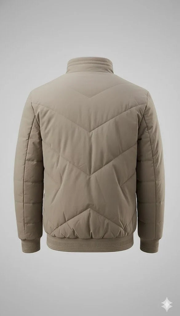 Men Solid Bomber Jacket
