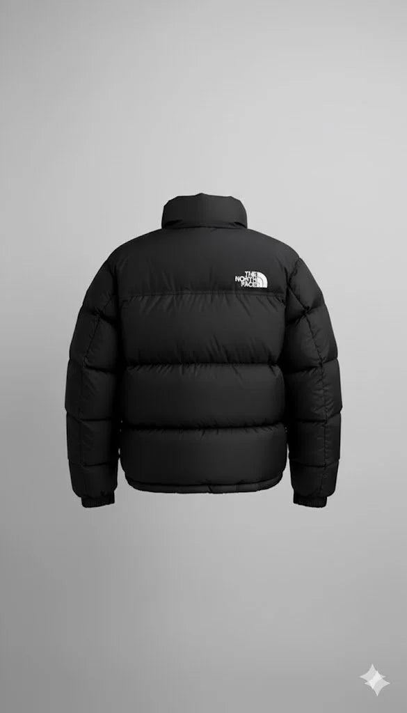 Retro Nuptse jacket in black