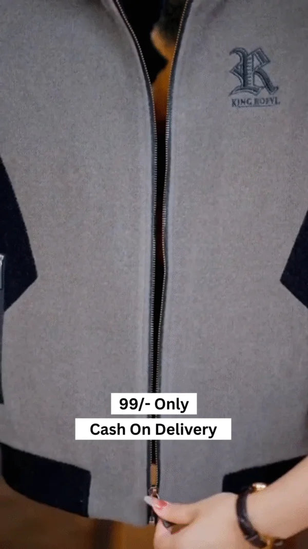 Winter Thicken Warm Wool Blends Jacket Men Fashion Thicken Casual Coat Slim