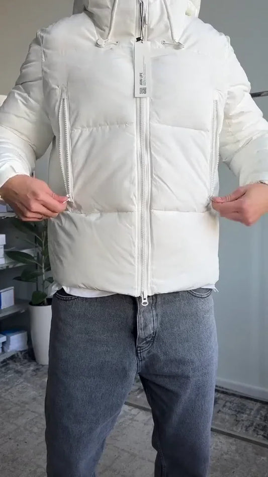 Men Regular Fit Puffer Jacket