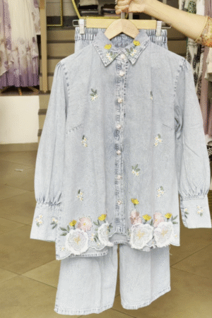 brown hoodie with bow pattern display