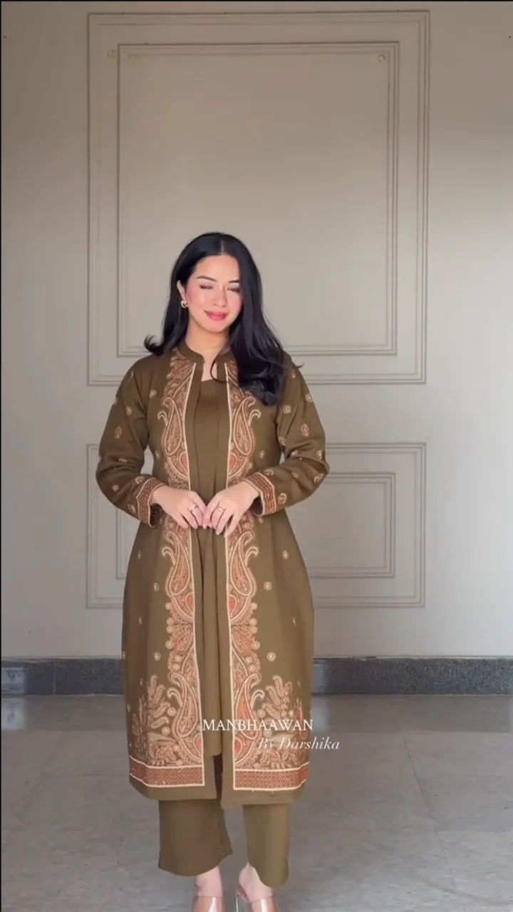 regal olive paisley embroidered jacket suit regal olive paisley embroidered jacket suit