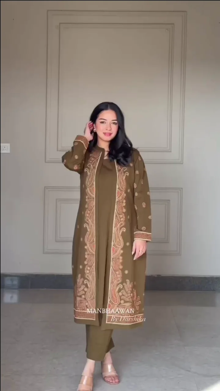 regal olive paisley embroidered jacket suit regal olive paisley embroidered jacket suit