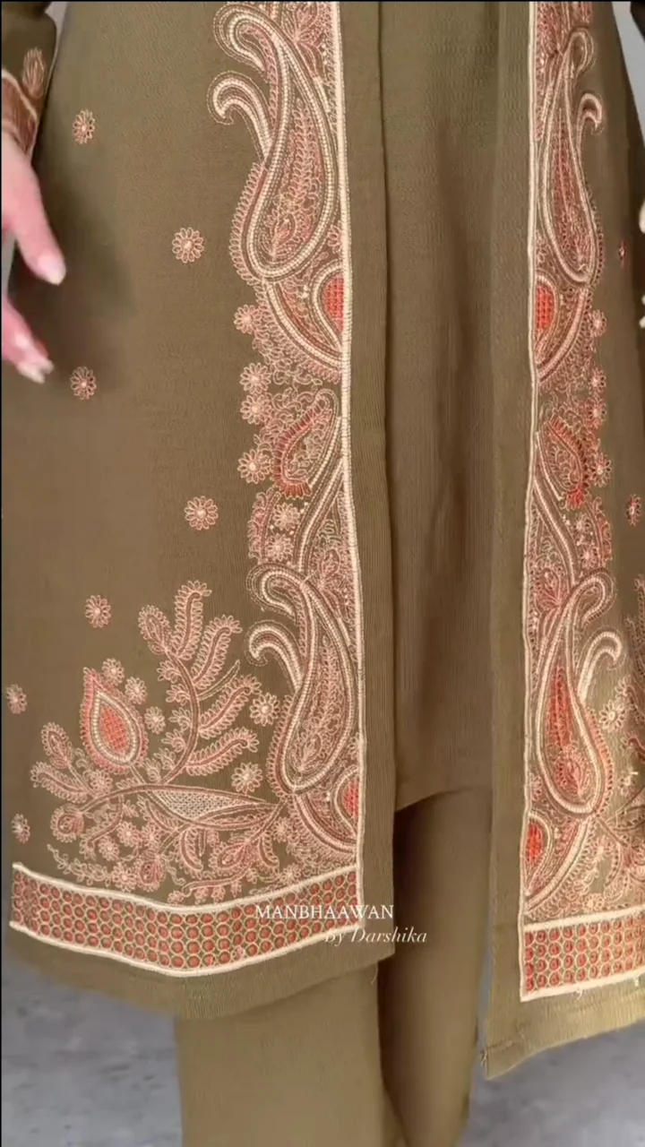 regal olive paisley embroidered jacket suit regal olive paisley embroidered jacket suit